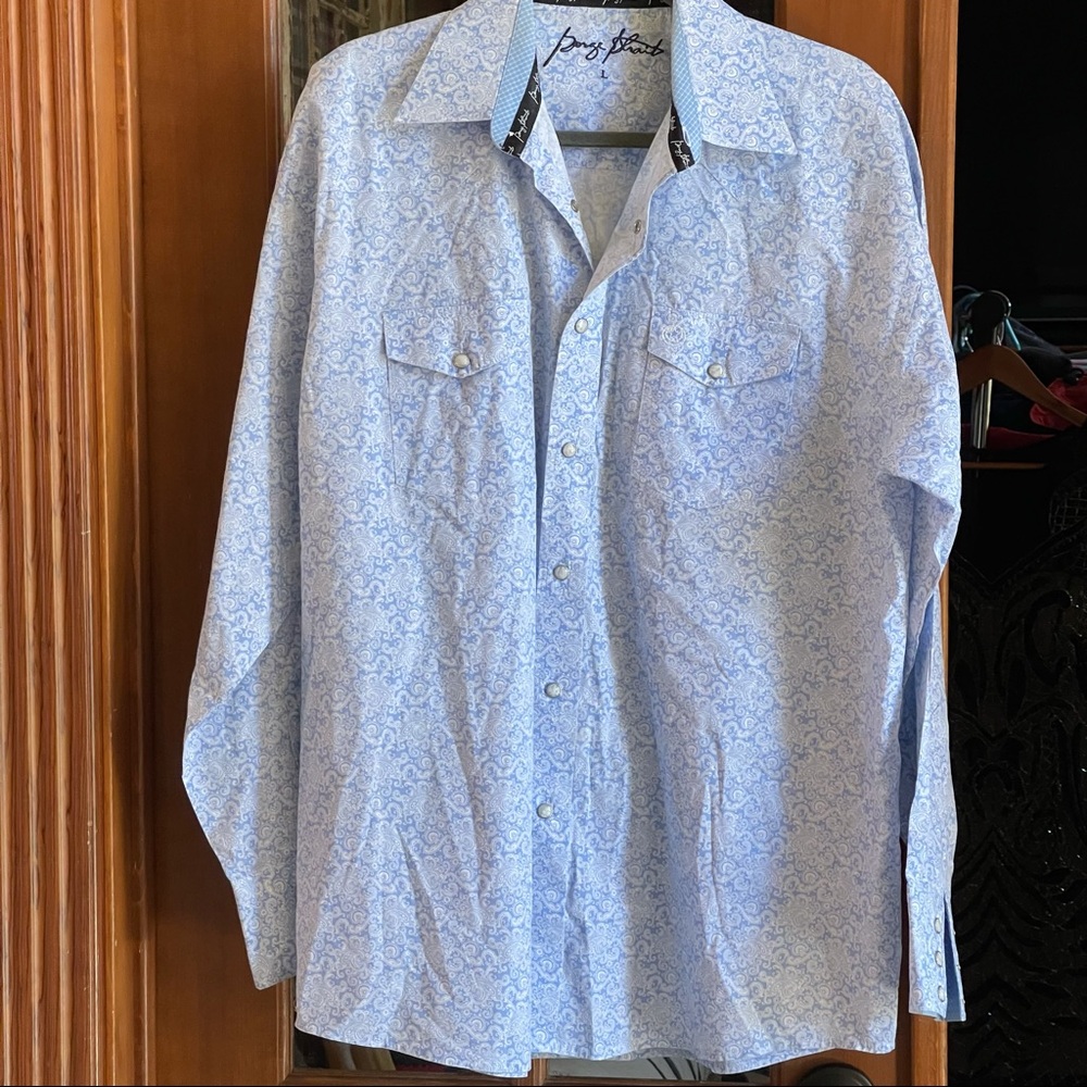 George Strait dress shirt L